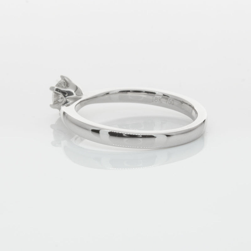 18ct White Gold .53ct Diamond Nova Ring-Ring-Walker & Hall
