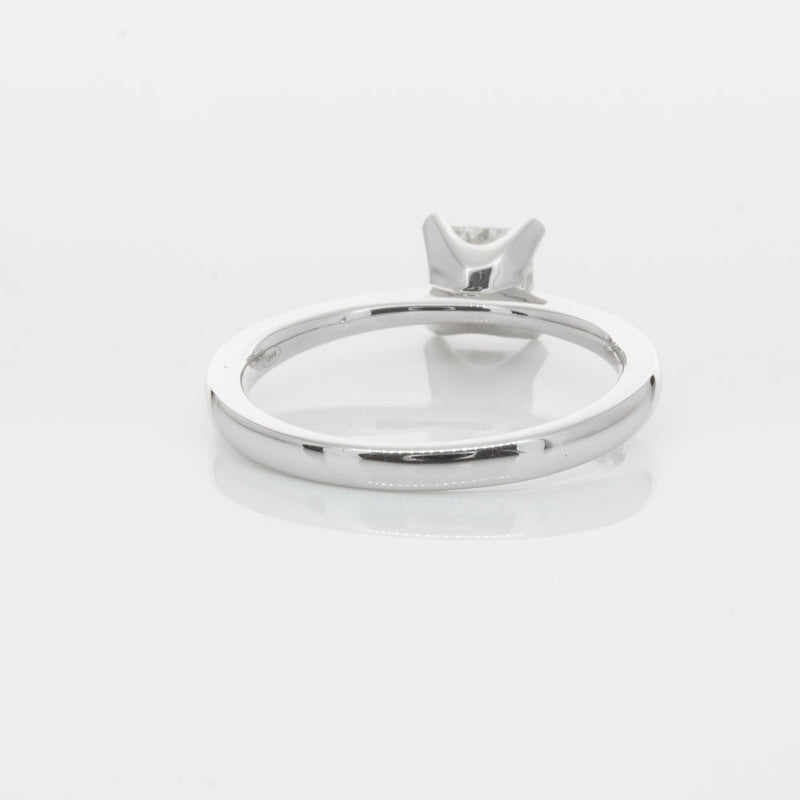 18ct White Gold .71ct Princess Cut Diamond Royale Ring-Ring-Walker & Hall