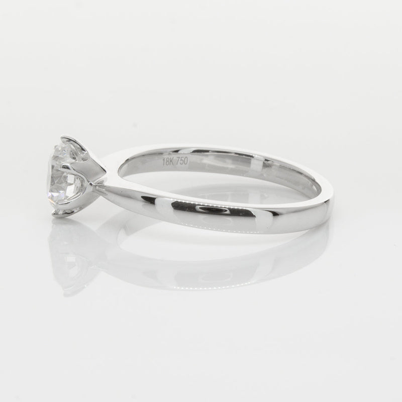 18ct White Gold 1.01ct Diamond Nova Ring-Ring-Walker & Hall
