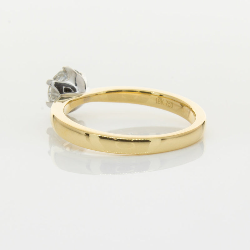 18ct Yellow Gold 1.00ct Diamond Nova Ring-Ring-Walker & Hall