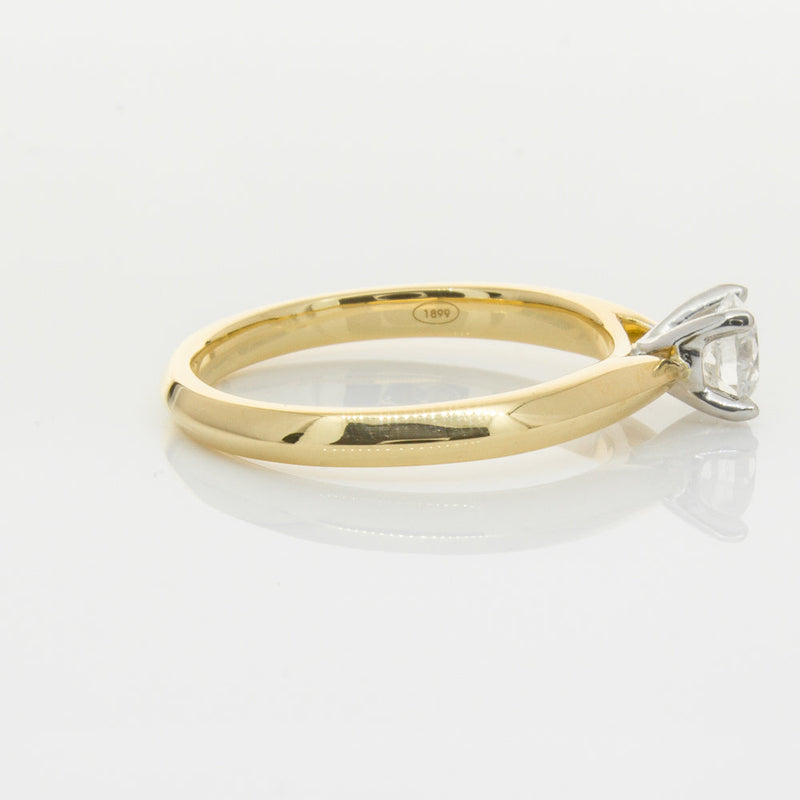 18ct Yellow Gold .50ct Diamond Venetian Ring-Ring-Walker & Hall