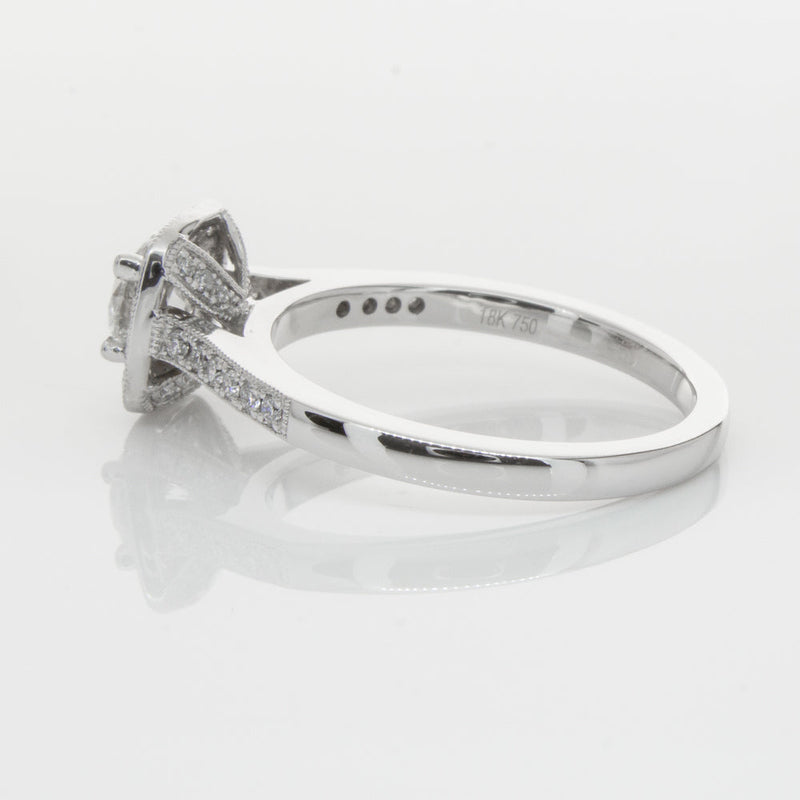 18ct White Gold .50ct Diamond Aurora Ring-Ring-Walker & Hall