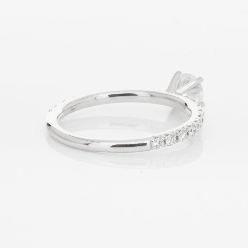 18ct White Gold .51ct Diamond Comet Ring-Ring-Walker & Hall