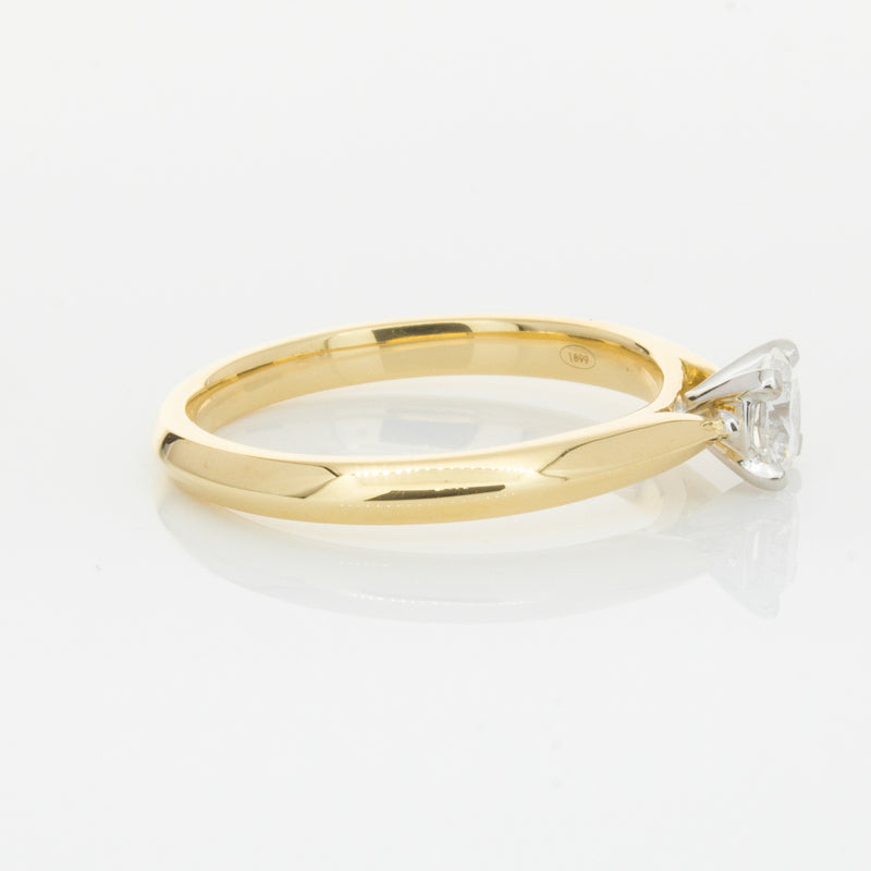 18ct Yellow Gold .40ct Diamond Venetian Ring-Ring-Walker & Hall