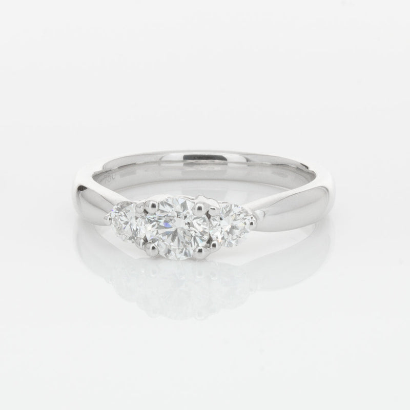 18ct White Gold .40ct Diamond Elysian Ring-Ring-Walker & Hall