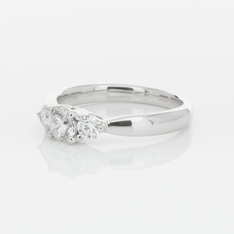 18ct White Gold .40ct Diamond Elysian Ring-Ring-Walker & Hall