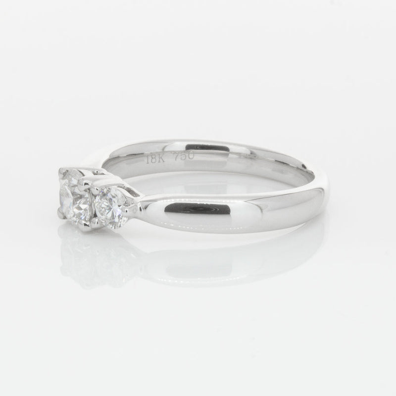 18ct White Gold .40ct Diamond Elysian Ring-Ring-Walker & Hall