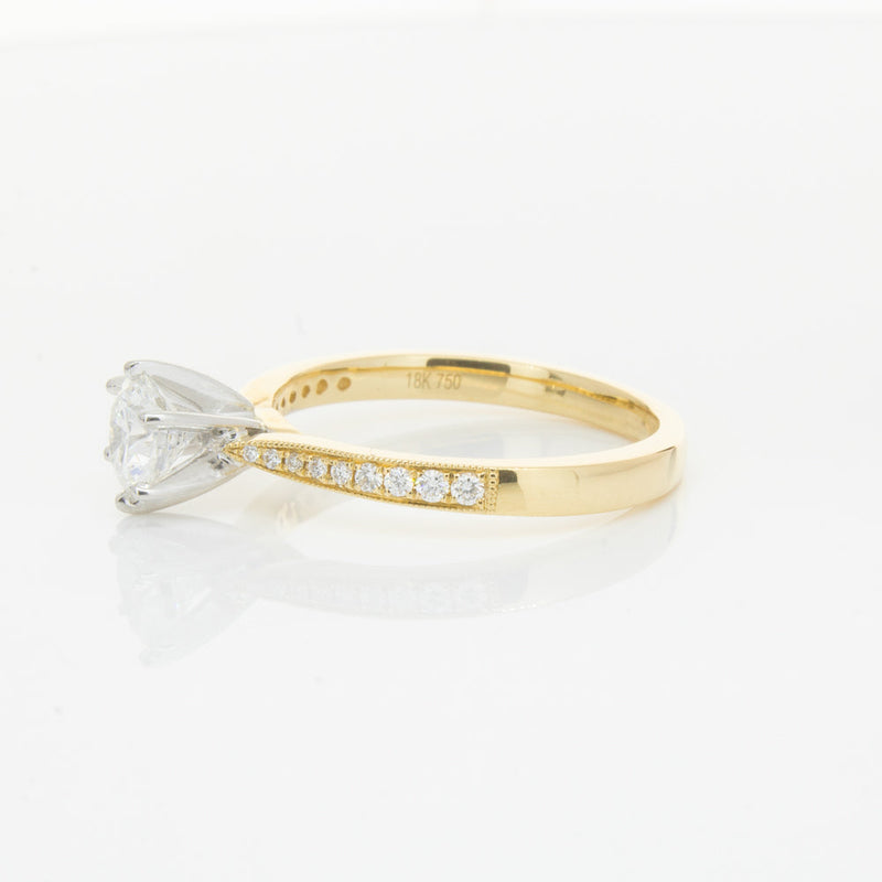 18ct Yellow Gold .70ct Diamond Zenith Ring-Ring-Walker & Hall