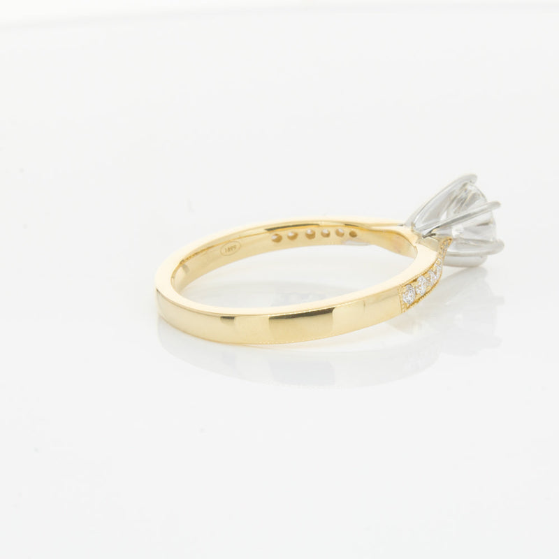 18ct Yellow Gold .70ct Diamond Zenith Ring-Ring-Walker & Hall