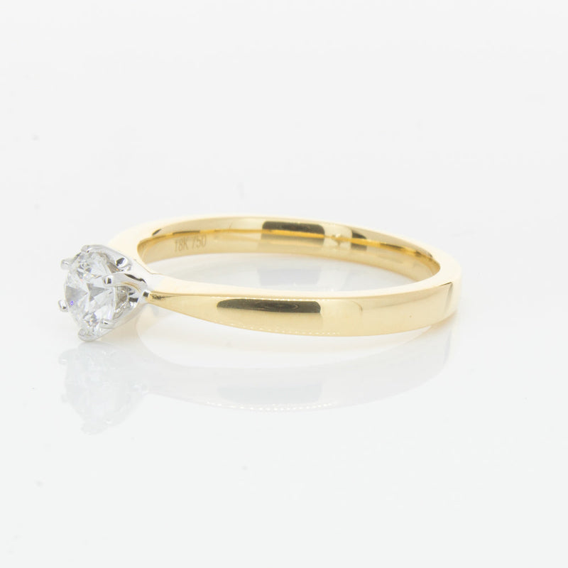 18ct Yellow Gold .40ct Diamond Nova Ring-Ring-Walker & Hall