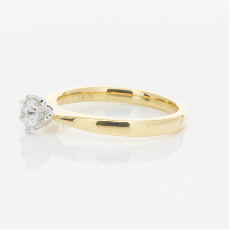 18ct Yellow Gold .40ct Diamond Nova Ring-Ring-Walker & Hall