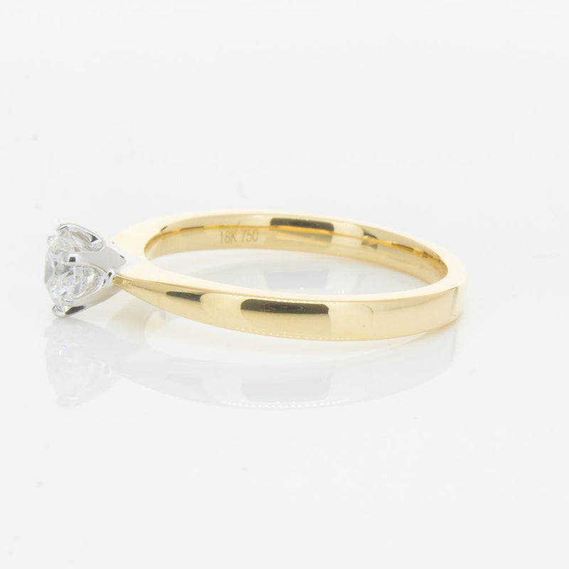 18ct Yellow Gold .40ct Diamond Nova Ring-Ring-Walker & Hall