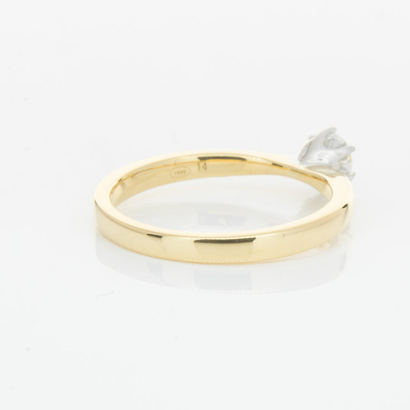 18ct Yellow Gold .40ct Diamond Nova Ring-Ring-Walker & Hall