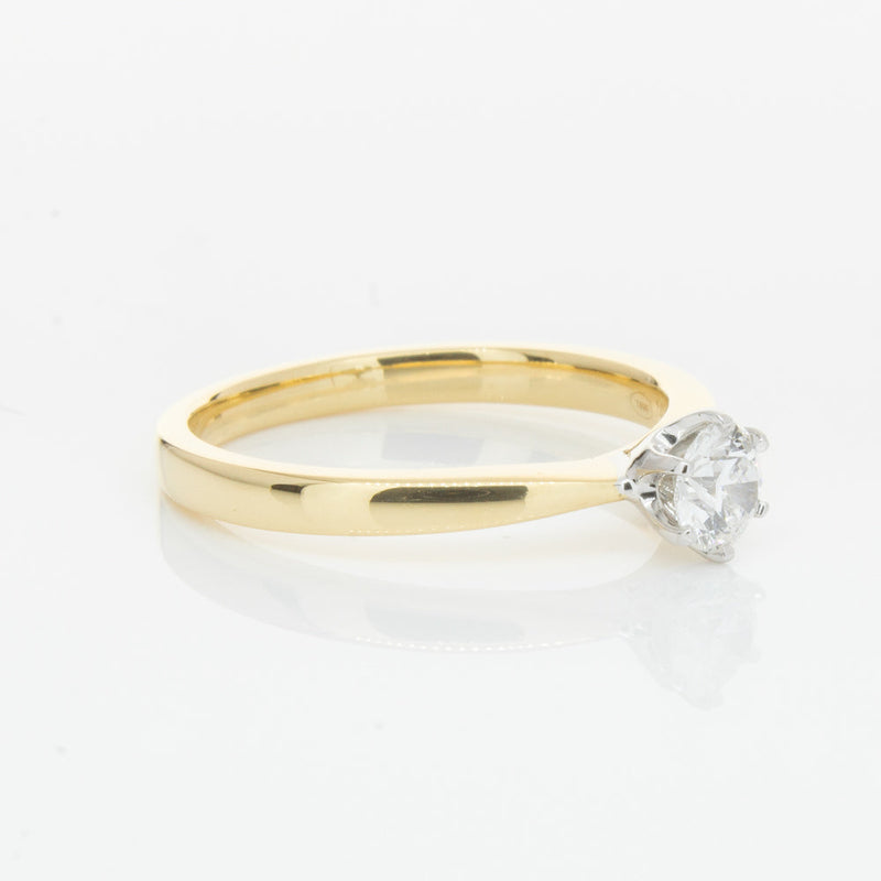 18ct Yellow Gold .40ct Diamond Nova Ring-Ring-Walker & Hall