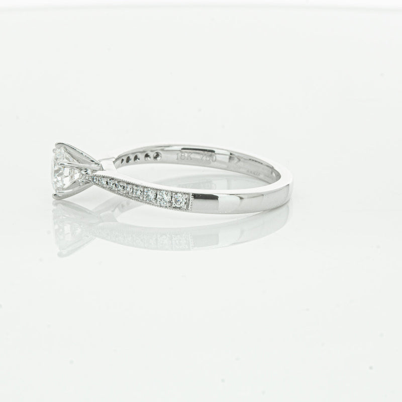 18ct White Gold .50ct Diamond Zenith Ring-Ring-Walker & Hall