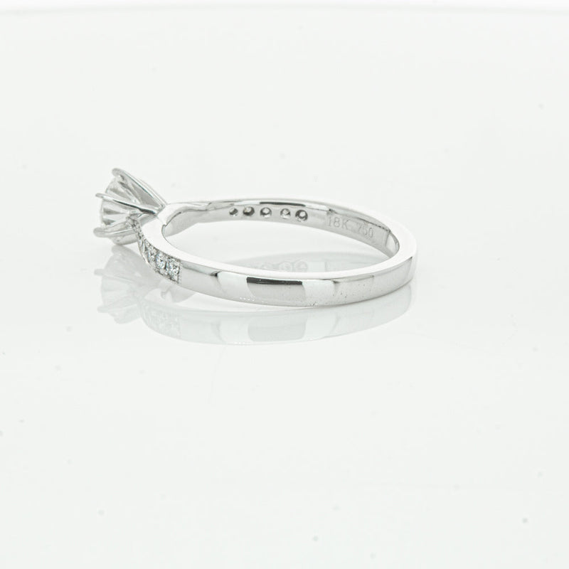 18ct White Gold .50ct Diamond Zenith Ring-Ring-Walker & Hall