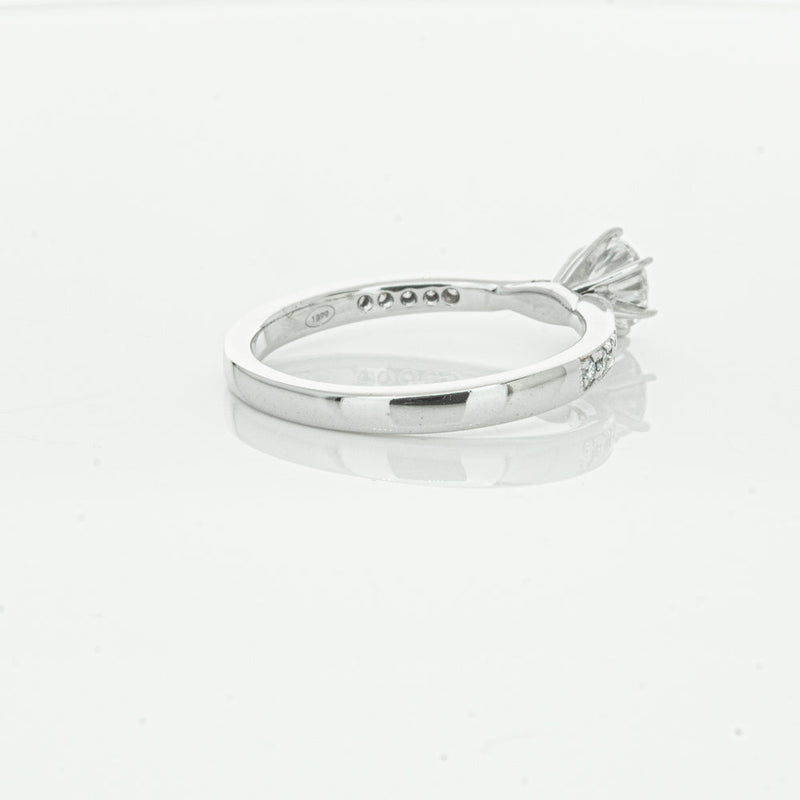 18ct White Gold .50ct Diamond Zenith Ring-Ring-Walker & Hall