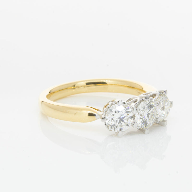 18ct Yellow Gold 1.26ct Diamond Coronado Ring-Ring-Walker & Hall