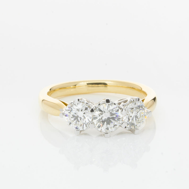 18ct Yellow Gold 1.26ct Diamond Coronado Ring-Ring-Walker & Hall