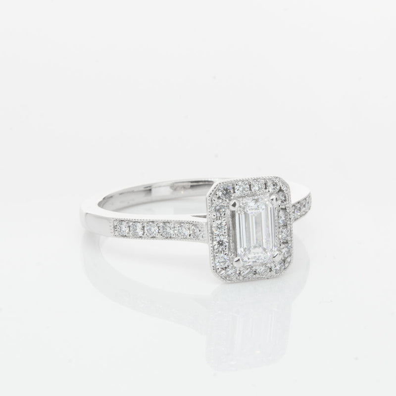 18ct White Gold .30ct Diamond Aria Ring-Ring-Walker & Hall