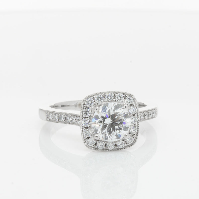 18ct White Gold 1.00ct Diamond Aurora Ring-Ring-Walker & Hall