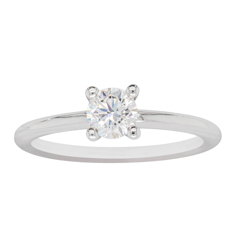 18ct White Gold .50ct Diamond Melba Ring-Ring-Walker & Hall