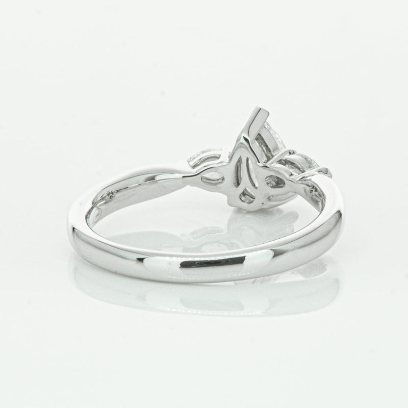 18ct White Gold .70ct Pear Cut Diamond Ayla Ring-Ring-Walker & Hall