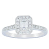 18ct White Gold .30ct Diamond Aria Ring-Ring-Walker & Hall