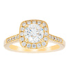 18ct Yellow Gold 1.01ct Diamond Aurora Ring-Ring-Walker & Hall