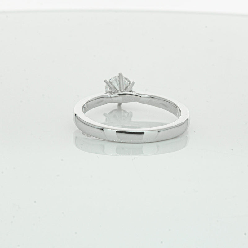 18ct White Gold .50ct Diamond Capri Ring-Ring-Walker & Hall
