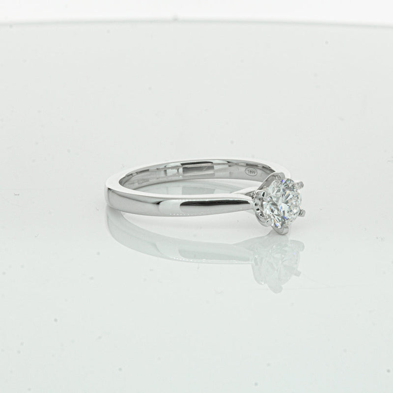 18ct White Gold .50ct Diamond Capri Ring-Ring-Walker & Hall
