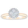 14ct Yellow Gold Diamond Mini Saturn Ring-Ring-Walker & Hall