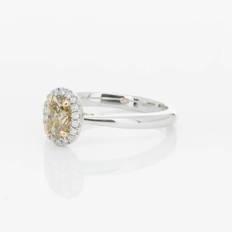 18ct White Gold .51ct Mocha Diamond Nina Ring-Ring-Walker & Hall