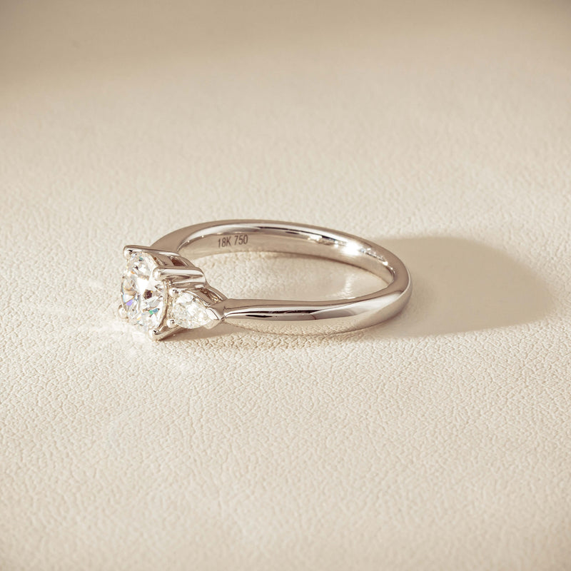 18ct White Gold 1.01ct Diamond Ayla Ring - Ring - Walker & Hall