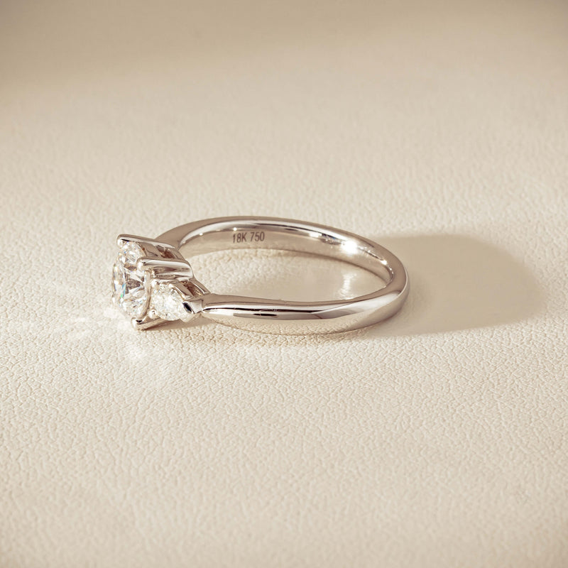 18ct White Gold 1.01ct Diamond Ayla Ring - Ring - Walker & Hall