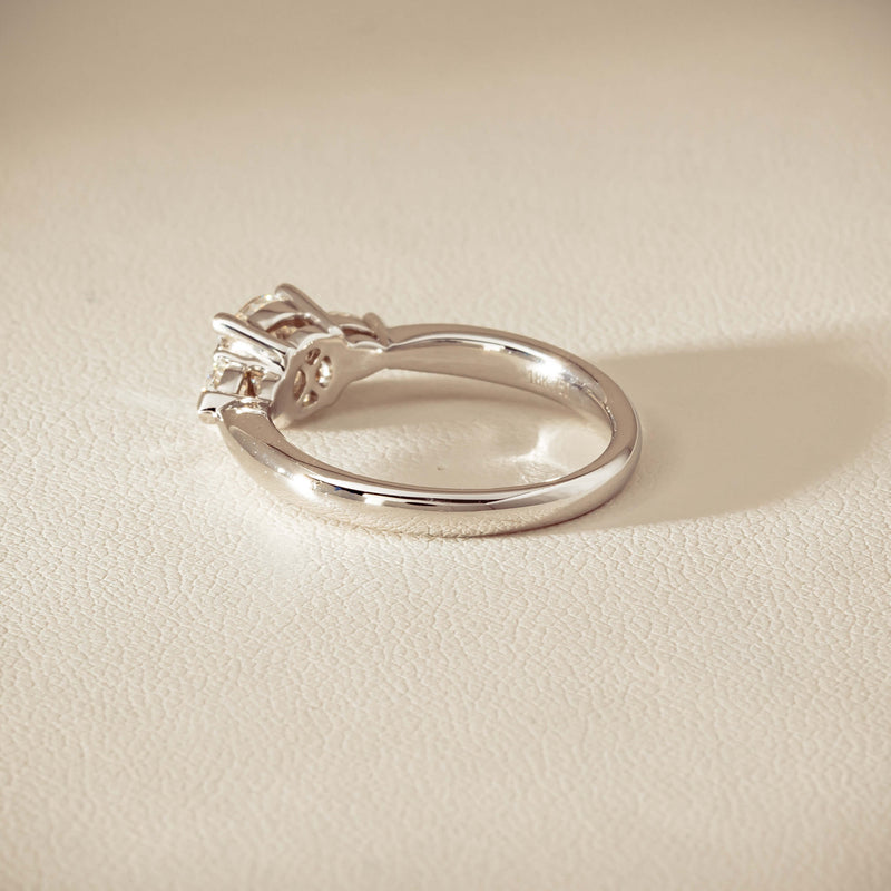 18ct White Gold 1.01ct Diamond Ayla Ring - Ring - Walker & Hall