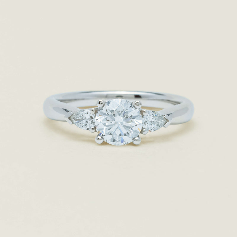 18ct White Gold 1.01ct Diamond Ayla Ring - Ring - Walker & Hall