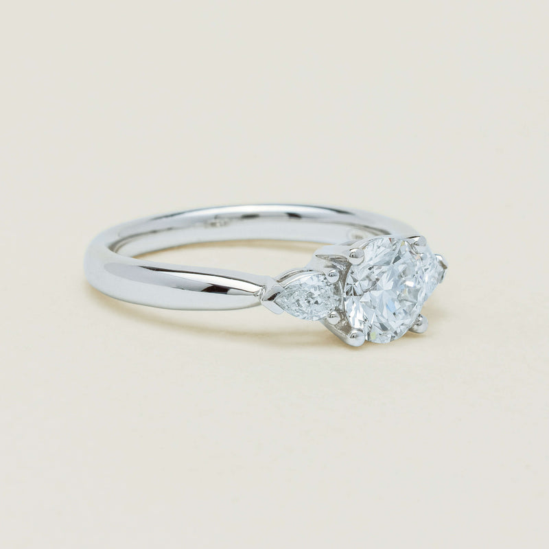 18ct White Gold 1.01ct Diamond Ayla Ring - Ring - Walker & Hall