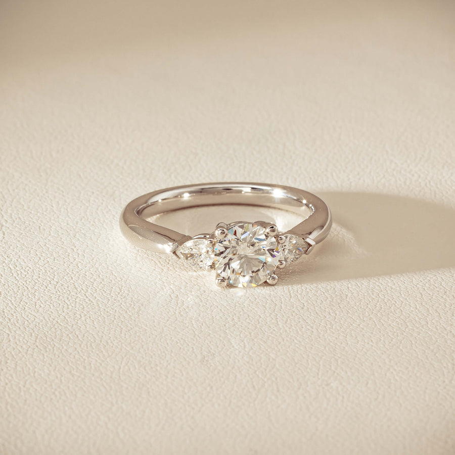 18ct White Gold 1.01ct Diamond Ayla Ring - Ring - Walker & Hall