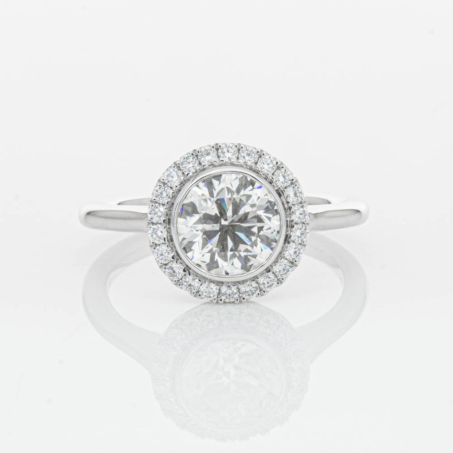 18ct White Gold 1.30ct Diamond Isla Ring-Ring-Walker & Hall