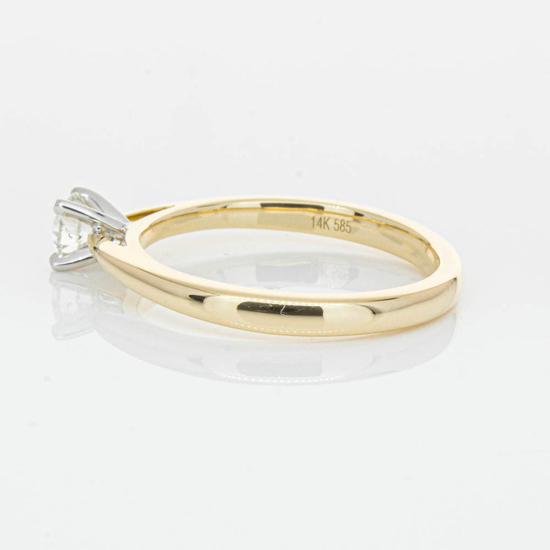 14ct Yellow Gold .30ct Diamond Luna Ring-Ring-Walker & Hall