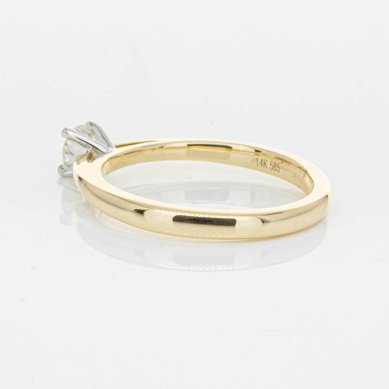 14ct Yellow Gold .30ct Diamond Luna Ring-Ring-Walker & Hall