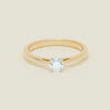 14ct Yellow Gold .30ct Diamond Luna Ring - Ring - Walker & Hall