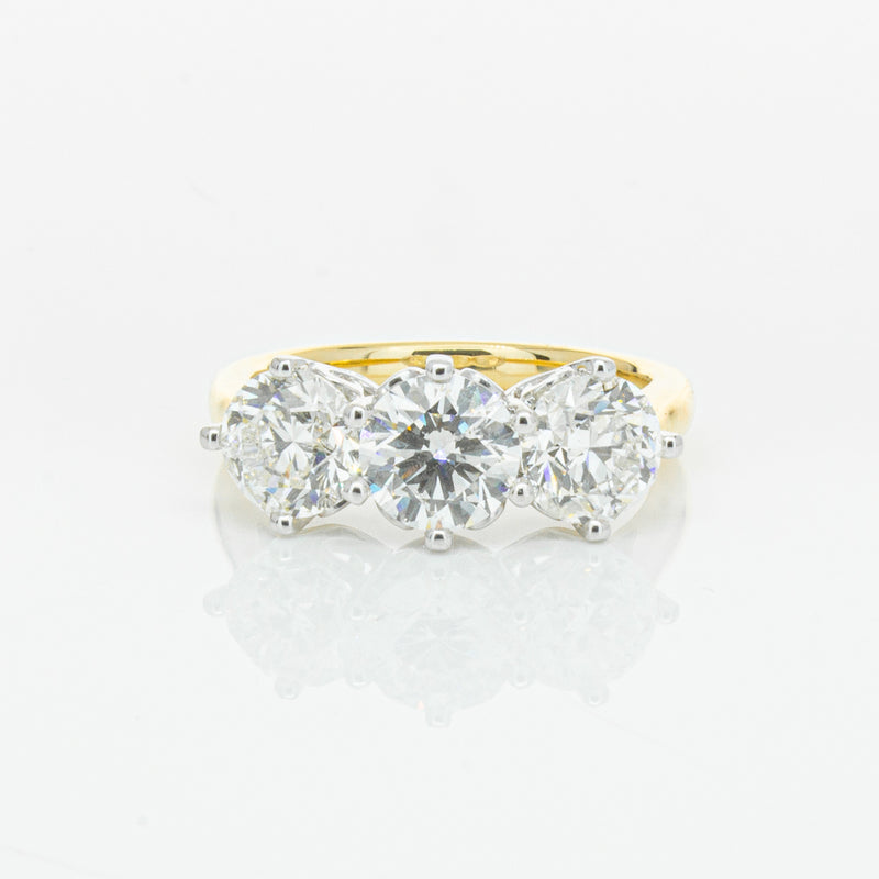 18ct Yellow Gold 3.00ct Diamond Coronado Ring-Ring-Walker & Hall