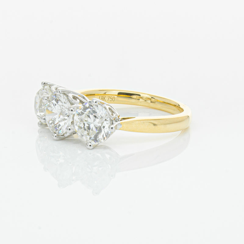 18ct Yellow Gold 3.00ct Diamond Coronado Ring-Ring-Walker & Hall
