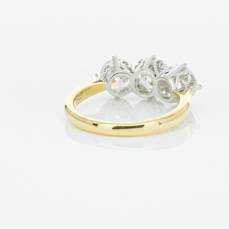 18ct Yellow Gold 3.00ct Diamond Coronado Ring-Ring-Walker & Hall
