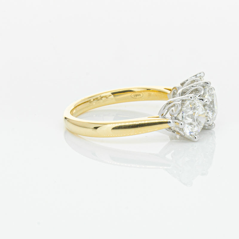 18ct Yellow Gold 3.00ct Diamond Coronado Ring-Ring-Walker & Hall