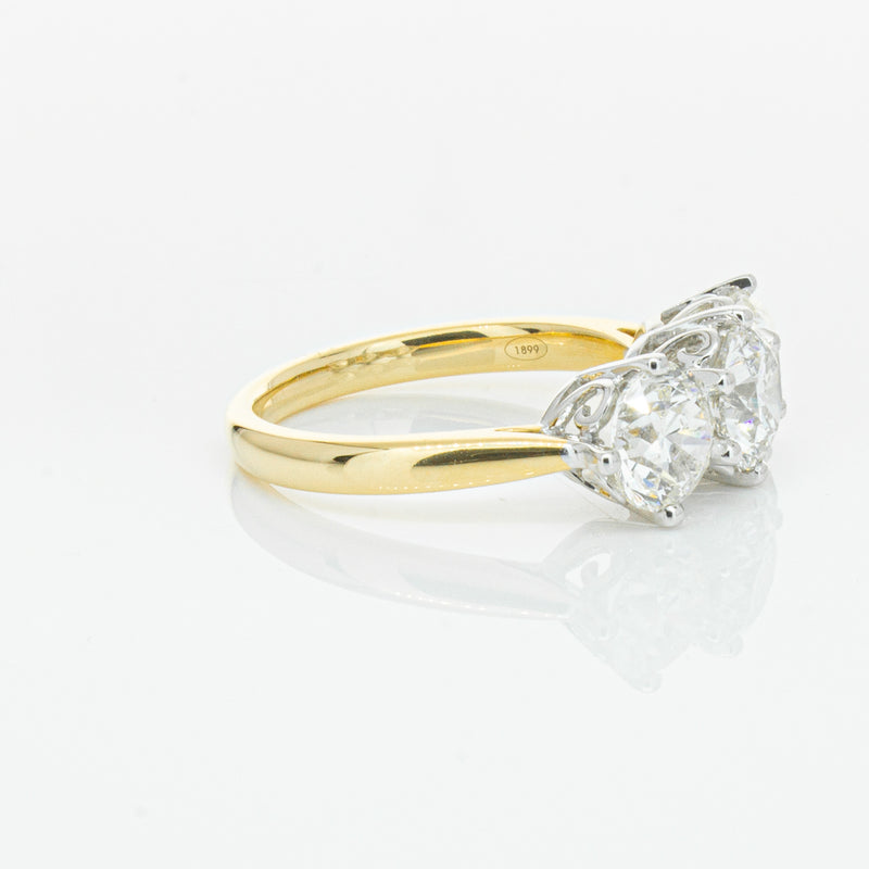 18ct Yellow Gold 3.00ct Diamond Coronado Ring-Ring-Walker & Hall