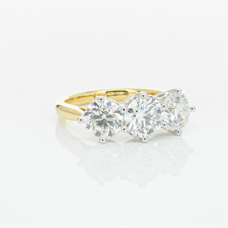 18ct Yellow Gold 3.00ct Diamond Coronado Ring-Ring-Walker & Hall