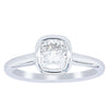 18ct White Gold 1.02ct Cushion Cut Diamond Natalia Ring-Ring-Walker & Hall
